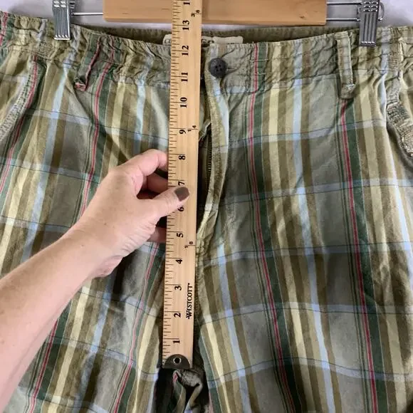 Company 81 Mens Plaid Cargo Long Shorts Sz 38 Y2K Streetwear‎ Grunge Skate - Picture 7 of 14